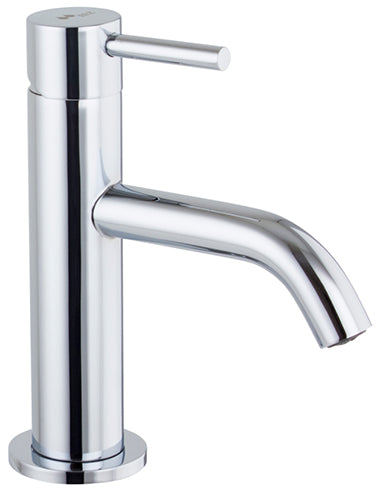 SINGLE LEVER LAVATORY CERAMIC 9/16 X 400 HOSES MINI MODEL CHROME