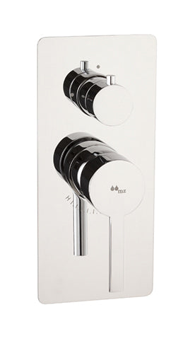 TRIM SINGLE LEVER SHOWER SOLID FLANGE 9.84X4.33 BRESS MOD. CHROME