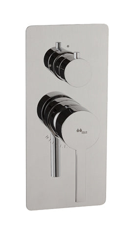 TRIM SINGLE LEVER SHOWER SOLID FLANGE 9.84X4.33 BRESS MOD. SATIN NICKEL