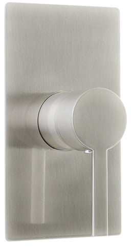 SHOWER TO BUIL SET, TRIM ONLY SOLID FLANGE 9.84X4.33 BRESS MOD. SATIN NICKEL