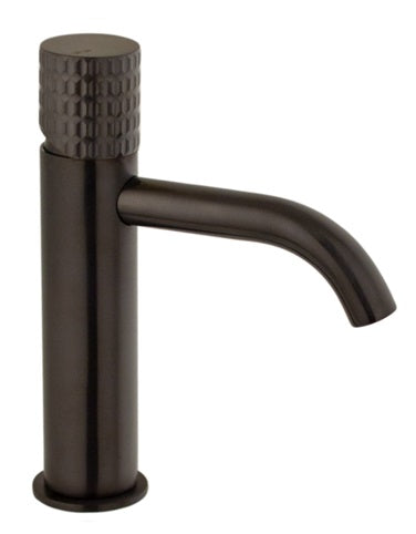 SINGLE LEVER LAVATORY ENERGY SAVING CARTRIDGE MIX40 MOD. PVD GUN BRU.