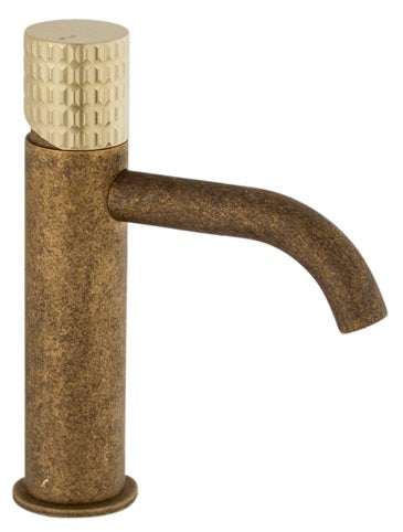 SINGLE LEVER LAVATORY ENERGY SAVING CARTRIDGE MIX40 MOD. DARK B.-GOLD