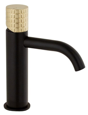 SINGLE LEVER LAVATORY ENERGY SAVING CARTRIDGE MIX40 MOD. MAT.BLK.GOLD