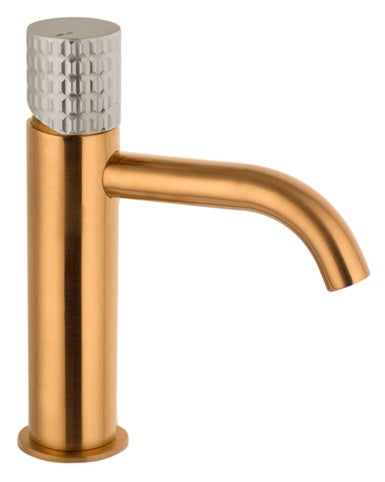 SINGLE LEVER LAVATORY ENERGY SAVING CARTRIDGE MIX40 MOD. COPPER-INOX