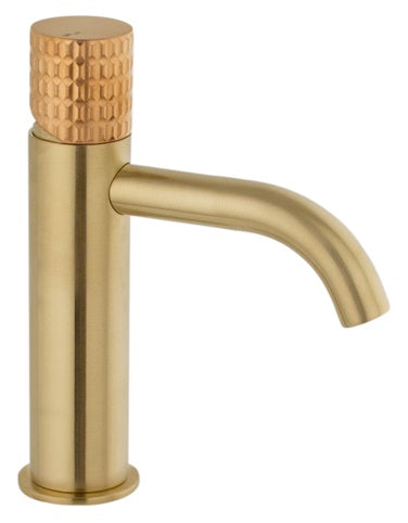 SINGLE LEVER LAVATORY ENERGY SAVING CARTRIDGE MIX40 MOD. GOLD COPPER