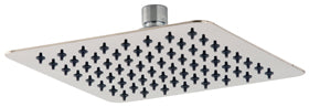 SQUARE ULTRA THIN SHOWER-HEAD, SIDE 200 MM (7.87 INCH) STAINLESS STEEL
