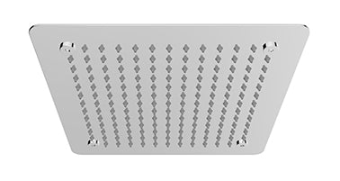 12X12' CONCEALED SHOWER HEAD WITH INSTALLATION HOOKS, SS304, CHROME