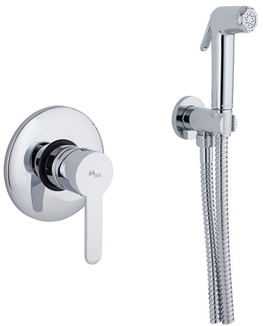 SINGLE LEVER TOILET BUILD WALL CERAMIC SHOWER ABS AURIN MOD. CHROME