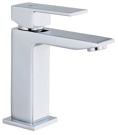 SINGLE LEVER LAVATORY CERAMIC 9/16 X 400 HOSES CUBIC MOD. CHROME