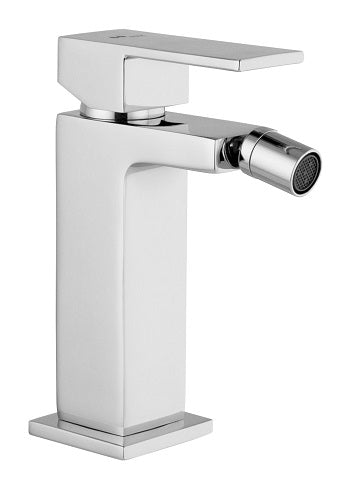 SINGLE LEVER BIDET CERAMIC 9/16 X 400 HOSES CUBIC MOD. CHROME