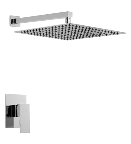 SHOWER SET 1 WAY ROUGH-IN VALVE P.BALANC S.HEAD 12