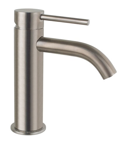 SINGLE LEVER LAVATORY ENERGY SAVING CARTRIDGE MINI40 MOD PVD INOX