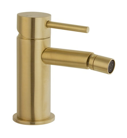 SINGLE LEVER BIDET ENERGY SAVING CARTRIDGE MINI40 MOD BRUSHED GOLD