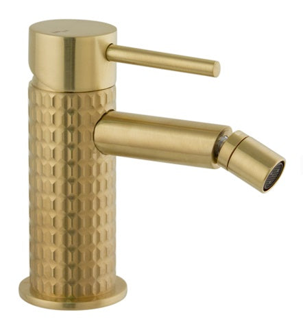 DECORATED SINGLE LEVER BIDE ENERGY SAVING CARTRIDGE MINI40 MOD BRUSHED GOLD
