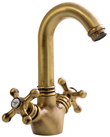 MONOBLOCK LAVATORY CERAMIC CLOSING STILO MOD. OLD BRONZE