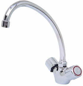 MONOBLOCK SINK 18 TUBE SPOUT JANSEN CLOSING N-A MODEL CHROME