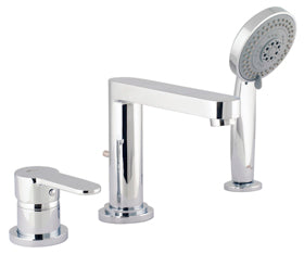 TABLETOP SET BATH-SHOWER CERAMIC CARTRIDGE ACTIVA MOD CHROME