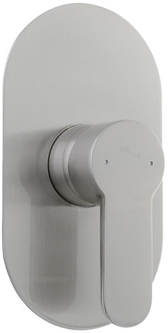 SHOWER TO BUIL SET, TRIM ONLY SOLID FLANGE 7.87X4.33 ACTIVA MOD SATIN NICKEL