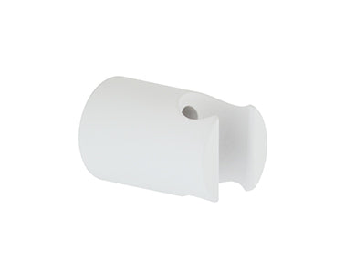 ABS SHOWER-HOLDER ROUND, MATT WHITE