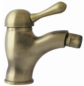 SINGLE LEVER BIDET CERAMIC 9/16 X 400 HOSES CARMEN II OLD BRONZE