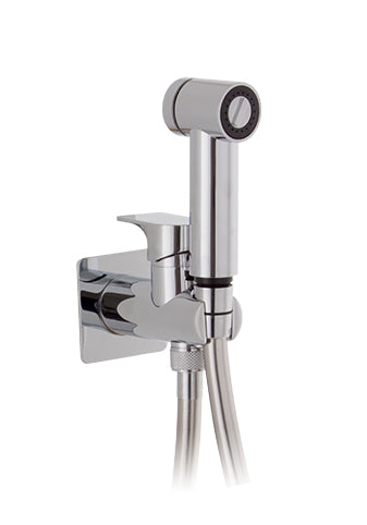 TOILET BUILD WALL ¯25 MM. CERAMIC HEAD SHOWER ABS ARA MODEL CHROME