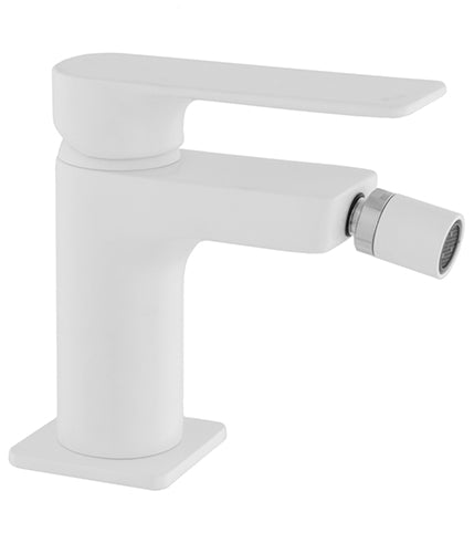 SINGLE LEVER BIDET ENERGY SAVING CARTRIDGE ARA MODEL MATT WHITE