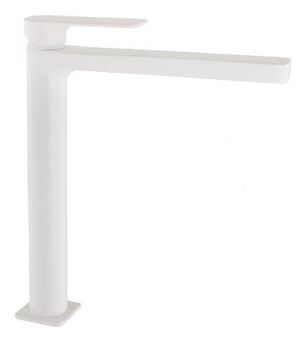 SINGLE LEVER WITH HIGH PROFILE ENERGY SAVING CARTRIDGE ARA MODEL MATT WHITE
