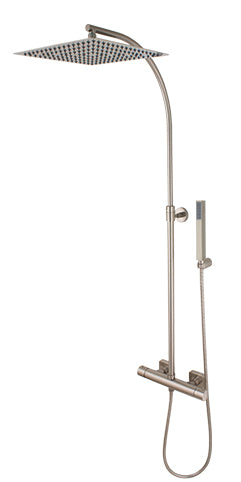 SHOWER MIXER, COLUMN ROUND THERMOST SOW. HEAD SS 12
