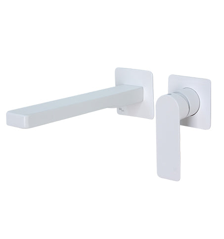 SINGLE LEVER LAV. BUILD IN WALL 25 MM CERAM. CARTRIDGE ARA MODEL MATT WHITE