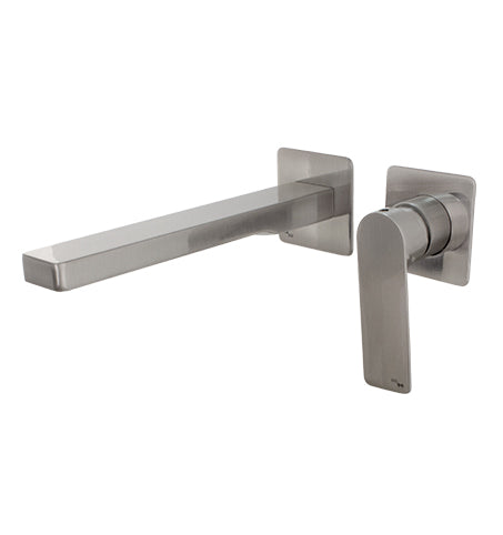 SINGLE LEVER LAV. BUILD IN WALL 25 MM CERAM. CARTRIDGE ARA MODEL SATIN NICKEL