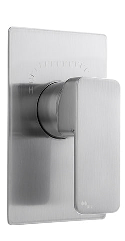 SHOWER TO BUIL SET, TRIM ONLY SOLID FLANGE 9.84X4.33 ARA MODEL SATIN NICKEL