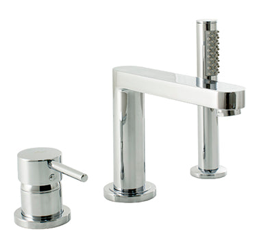TABLETOP SET BATH-SHOWER CERAMIC CARTRIDGE MINIMA CHROME