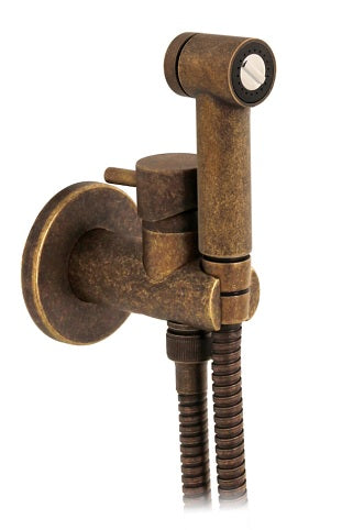 TOILET BUILD WALL ¯25 MM. P.BALANC SHOWER HEAD ABS MINIMA DARK BRASS