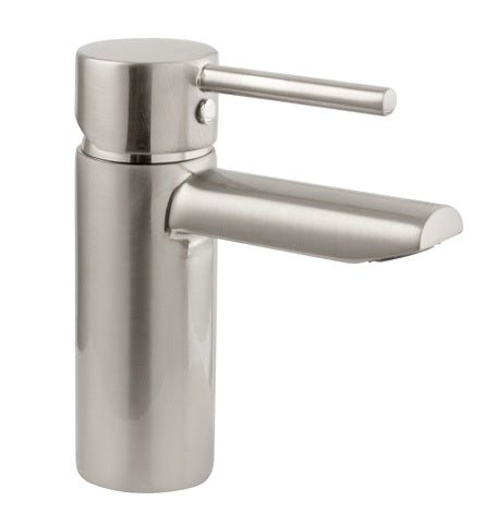 SINGLE LEVER LAVATORY 35MM CAR 9/16X400 F.HOSES MINIMA SATIN NICKEL