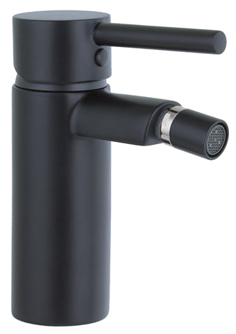 SINGLE LEVER BIDET 35MM CAR 9/16X400 F.HOSES MINIMA MATT BLACK