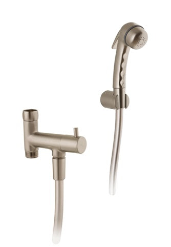 TOILET TAP, LOW TANK CLOSING CERAMIC MINIMA SATIN NICKEL