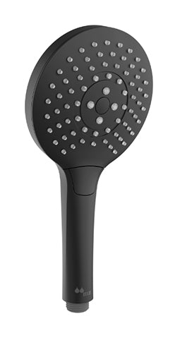 HAND-SHOWER ULAN-3 MOD. ¿120 MM. 3 POSITIONS MATT BLACK