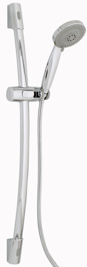 SLIDING BAR WITH FLEXIBLE HOSE AND HAND SHOWER ACTIVA, CHROME.