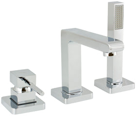 TABLETOP SET BATH-SHOWER CERAMIC CARTRIDGE TETRA MOD. CHROME