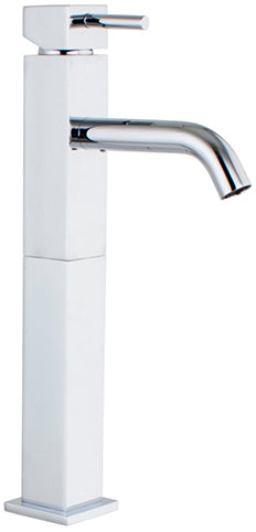 SINGLE LEVER WITH HIGH PROFILE CERAMIC 9/16 X 400 HOSES TETRA MOD. CHROME