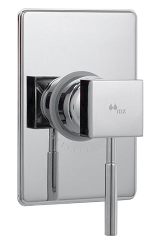 SHOWER TO BUIL SET, TRIM ONLY FLAGE SQUARE 220X160MM TETRA MOD. CHROME
