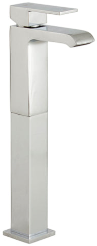 SINGLE LEVER WITH HIGH PROFILE CERAMIC 9/16 X 400 HOSES WATERFALL CHROME