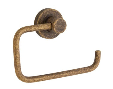 OPEN TOWEL RING MINI MODEL,160 MM DARK BRASS