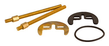 SS FIXATION SET, TWO SCREWS (M6/100) TWO NUTS AND 1 ROUND JOINT 37X2,5MM.