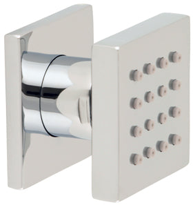 SHOWER JET SQUARE BRASS ANTI-LIME SYSTEM 50X50MM (2