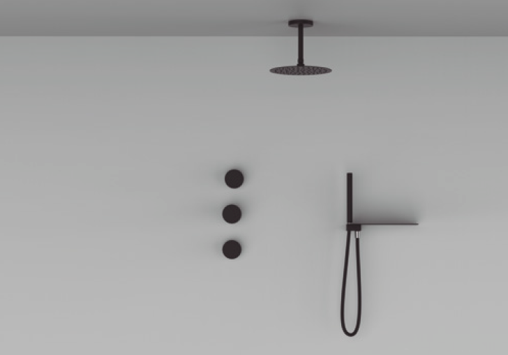 Incool Thermostatic shower set 2 ways
components